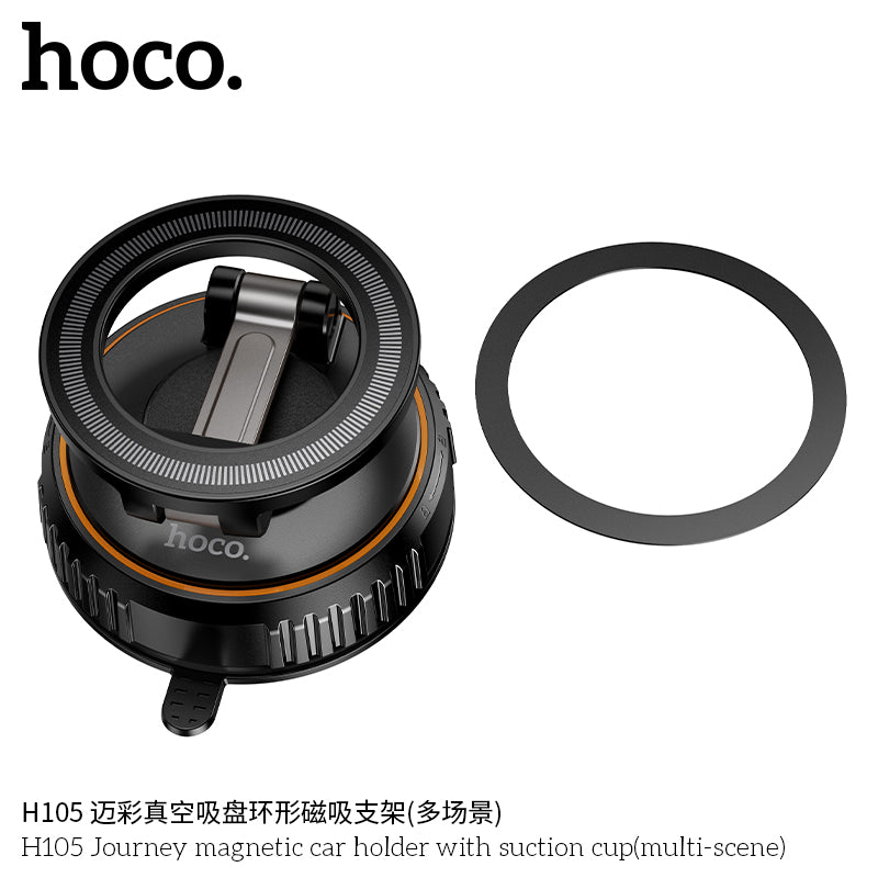 H105 Journey magnetic car holder with suction cup(multi-scene)