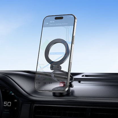 HOCO H98 Ring Folding Magnetic Phone Holder for Center Console