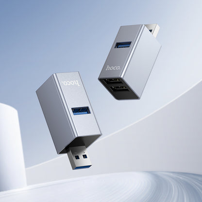 HOCO HB54 USB to USB2.0 x 2, USB3.0 3-in-1 Converter/Adapter/Hub