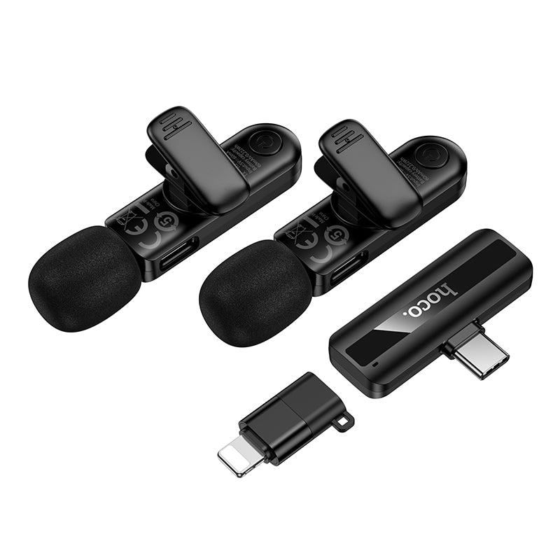 HOCO L20A Wireless Microphone (Lightning/Type-C)