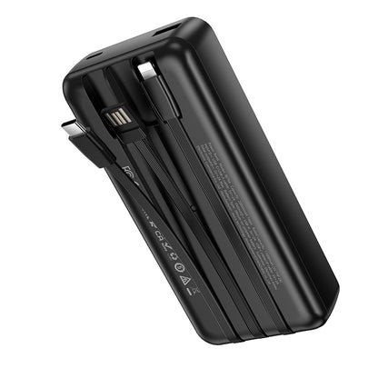 HOCO BOROFONE BJ79A 20000mAh Power Bank with 3 Cables(USB-A+Type-C+Lightning) (3C/CCC Certified) (A+)