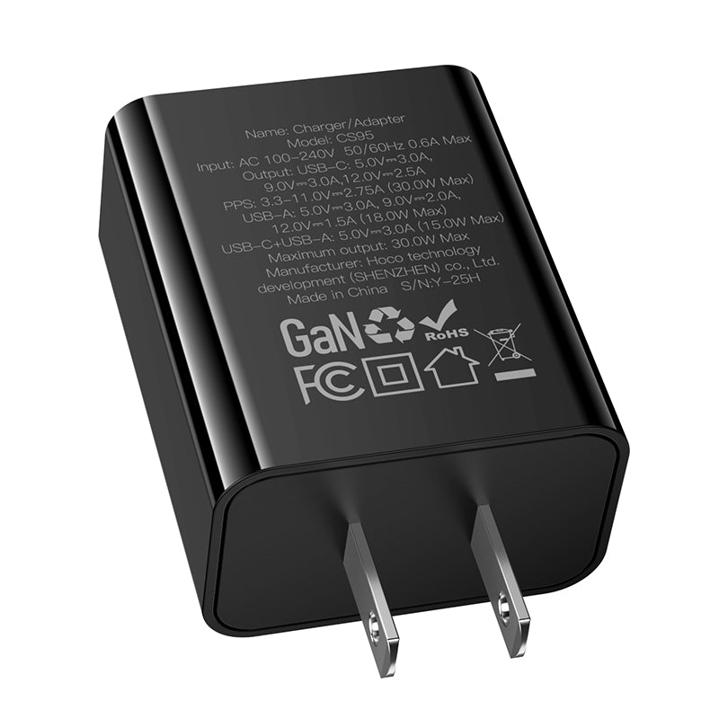 HOCO CS95 PD30W + QC3.0 Dual Port Charger/Set