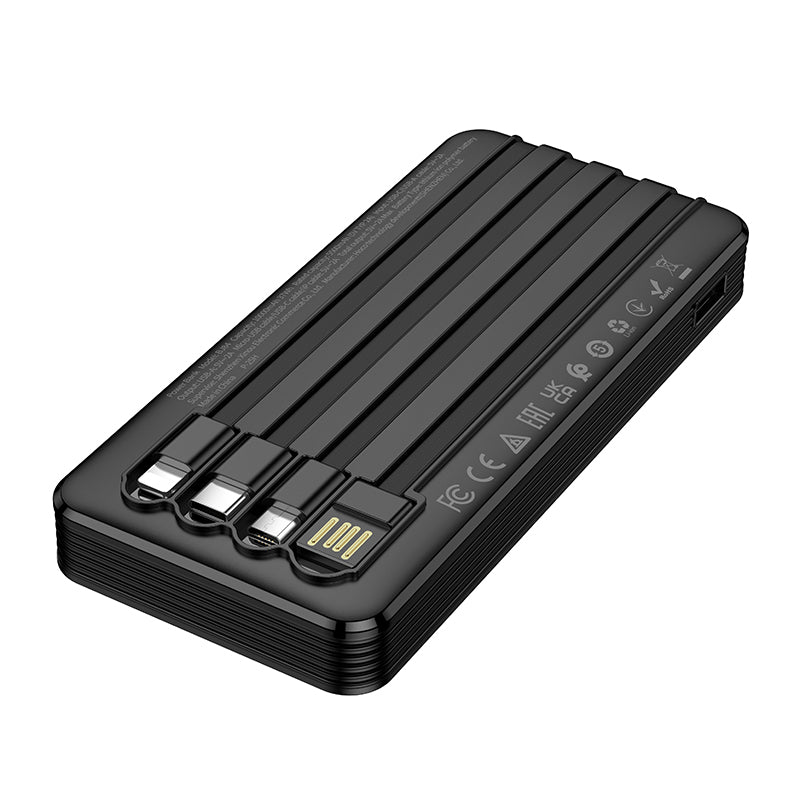 HOCO BOROFONE BJ84 10000mAh Power Bank with 4 Cables