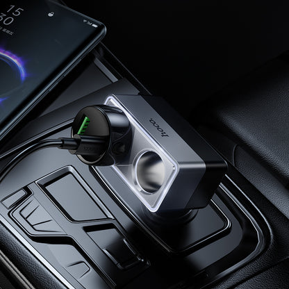 HOCO Z65 Dual Cigarette Lighter Car Charger