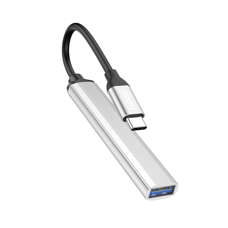 HOCO HB26 4-in-1 USB/Type-C to USB3.0+USB2.0*3 Converter/Adapter/Hub