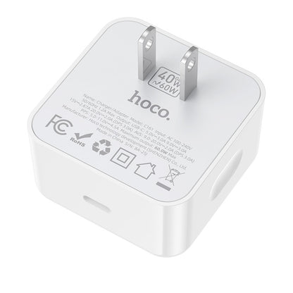 HOCO C161 PD40W Type-C Single Port Charger
