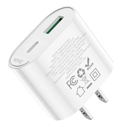 HOCO C109 PD20W + QC3.0 Dual-port Charger (US)