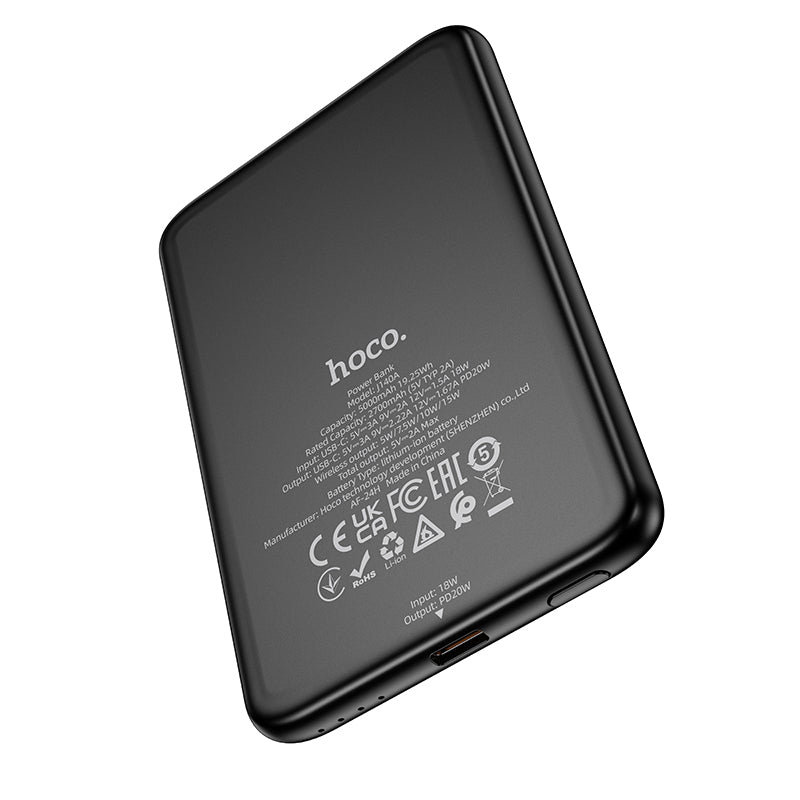 HOCO J140A PD20W MagSafe Magnetic Wireless Charging 5000mAh Power Bank (3C/CCC Certified) (A+)