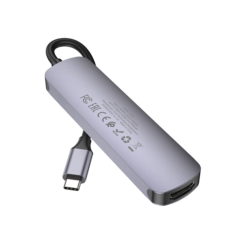 HOCO HB27 Type-C to HDTV + USB3.0 + USB2.0*2 + PD Converter/Adapter/Hub