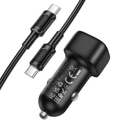 HOCO BOROFONE BZ34A PD20W Type-C Car Fast Charger Set (C to C)