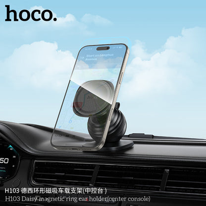 H103 Daisy magnetic ring car holder(center console)