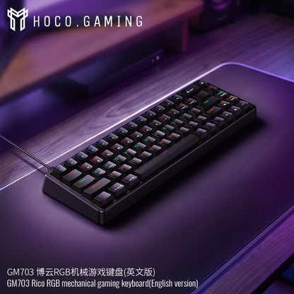 GM703 Rico RGB mechanical gaming keyboard