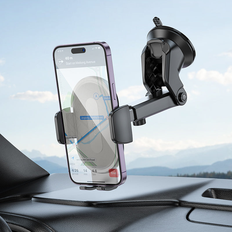 HOCO BOROFONE BH134 Push-type Car Holder for Center Console