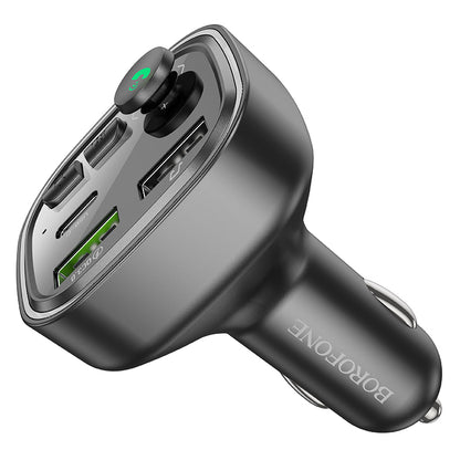 HOCO BC48 QC3.0 Car Charger with Bluetooth 5.0 + FM Transmitter