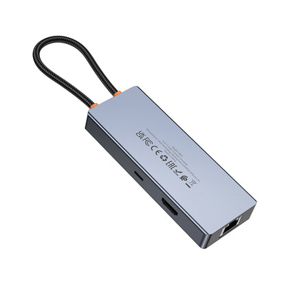 HOCO HB51 Type-C to HDTV + RJ45 + PD + 3xUSB3.0 6-in-1 Converter/Adapter/Hub