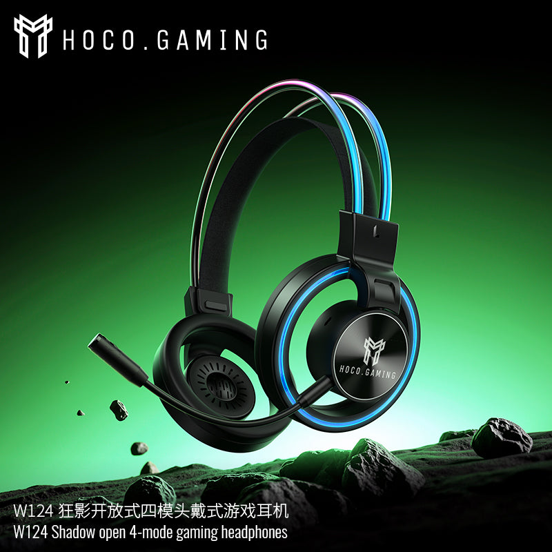 W124 Shadow open 4-mode gaming headphones