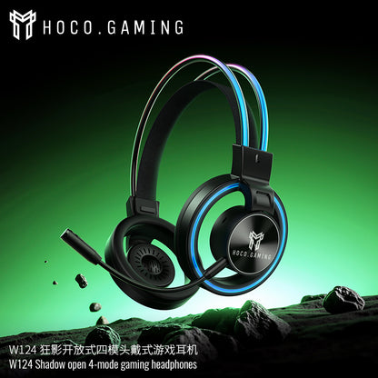 W124 Shadow open 4-mode gaming headphones