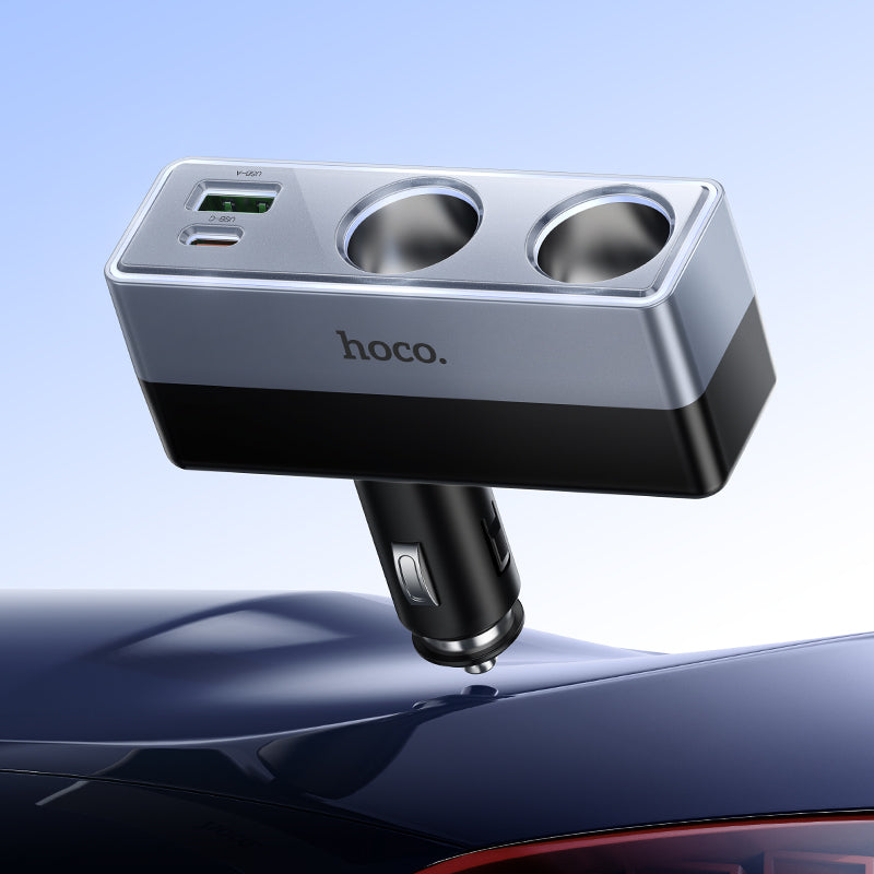 HOCO Z65B Dual Cigarette Lighter(PD48W/1A1C) Car Charger