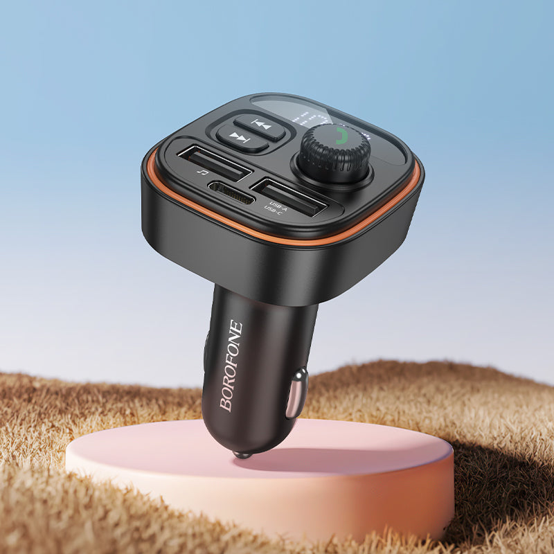 HOCO BC59 Car Charger with Bluetooth + FM Transmitter