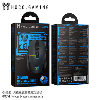 GM651 Florecer 3-mode gaming mouse