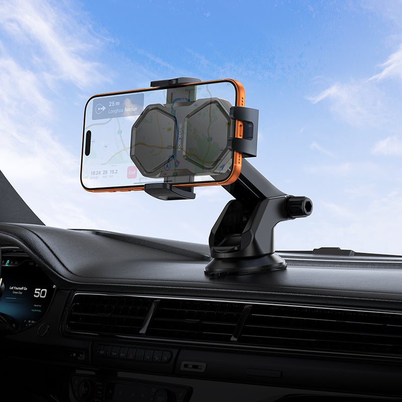 HOCO BOROFONE BH146 Push-type Car Holder for Center Console