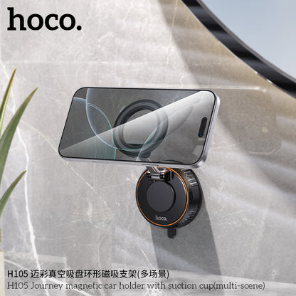 H105 Journey magnetic car holder with suction cup(multi-scene)