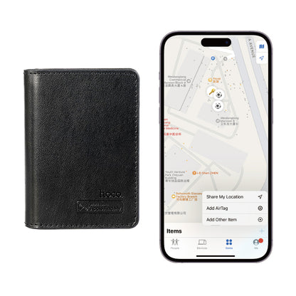 HOCO E91F Anti-Loss Smart Card Holder (Wireless Charging Model) (Apple Only)