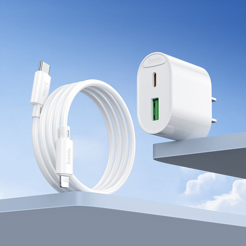 HOCO C109 PD20W + QC3.0 Dual-port Charger (US) Set