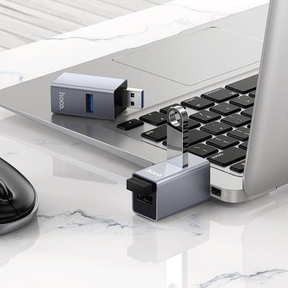 HOCO HB54 USB to USB2.0 x 2, USB3.0 3-in-1 Converter/Adapter/Hub