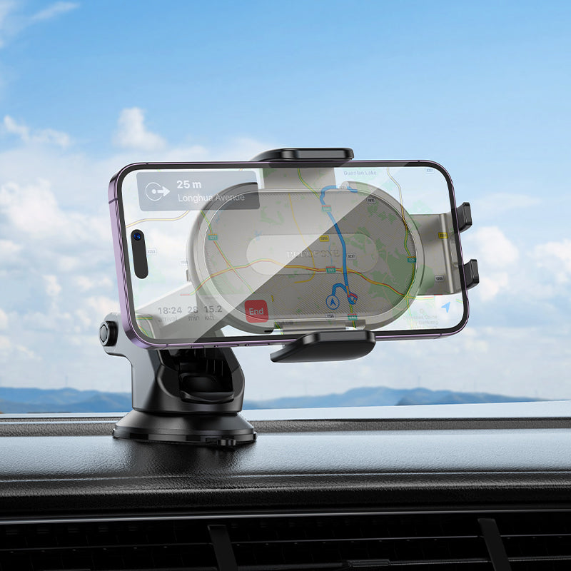 HOCO BOROFONE BH134 Push-type Car Holder for Center Console