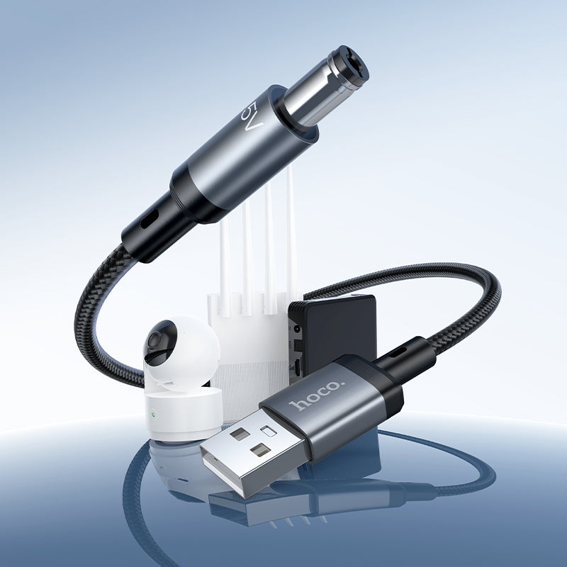 HOCO X129 DC5.5 Charging Cable (Type-C 12V or USB-A 5V)