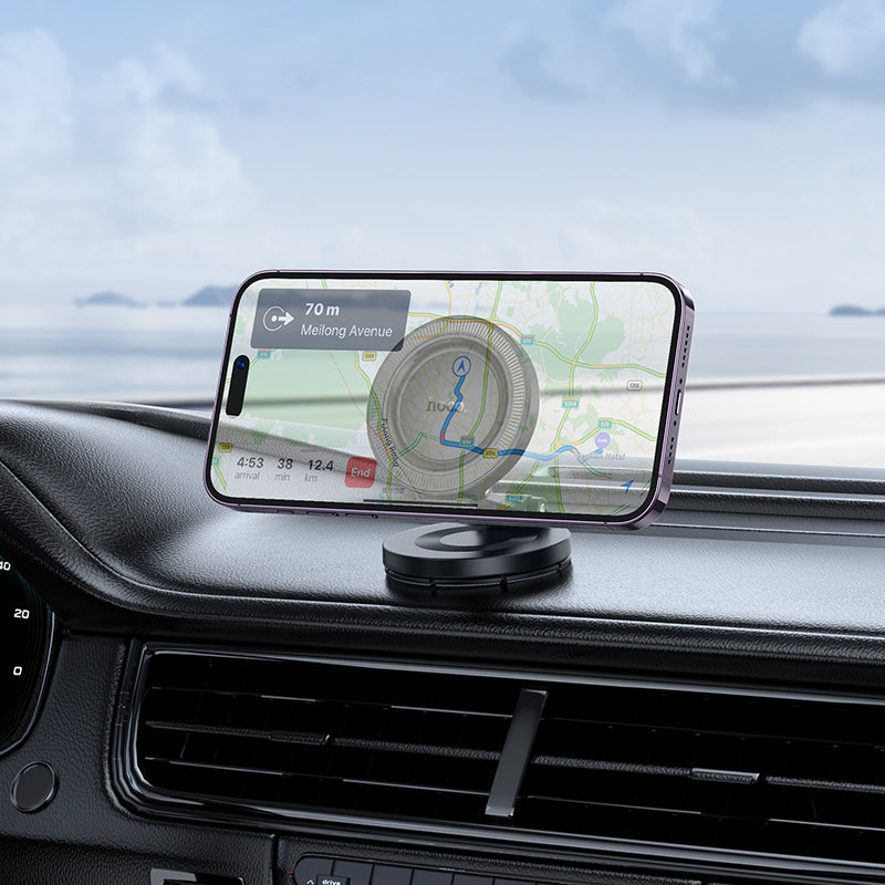 HOCO H61 Folding Ring Magnetic Car Holder for Dashboard/Center Console