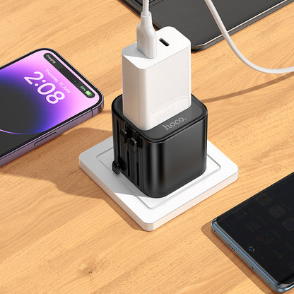 HOCO AC29 Global Universal Conversion Plug Travel Adapter Charger