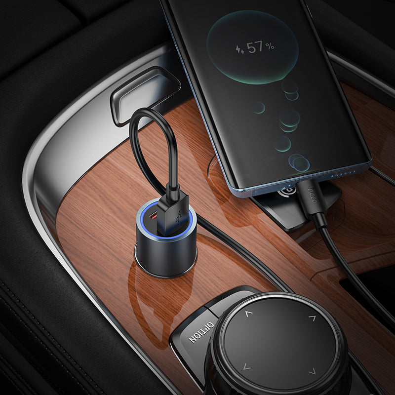 HOCO Z60 48W Dual Port Car Charger PD30W