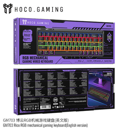 GM703 Rico RGB mechanical gaming keyboard