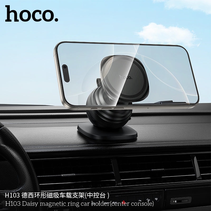 H103 Daisy magnetic ring car holder(center console)