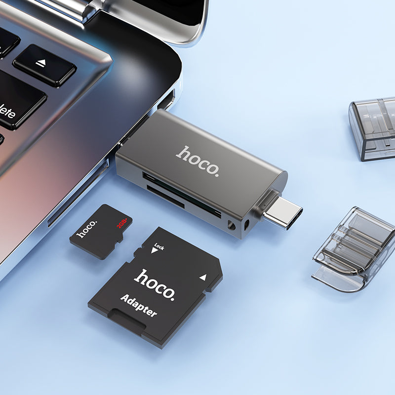 HOCO HB39 USB-A and Type-C 3.0 Card Reader