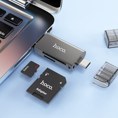 HOCO HB39 USB-A and Type-C 3.0 Card Reader