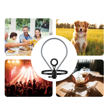 HOCO K31 Hands-Free Magnetic Neck Mount Phone Holder & Action Camera Mount