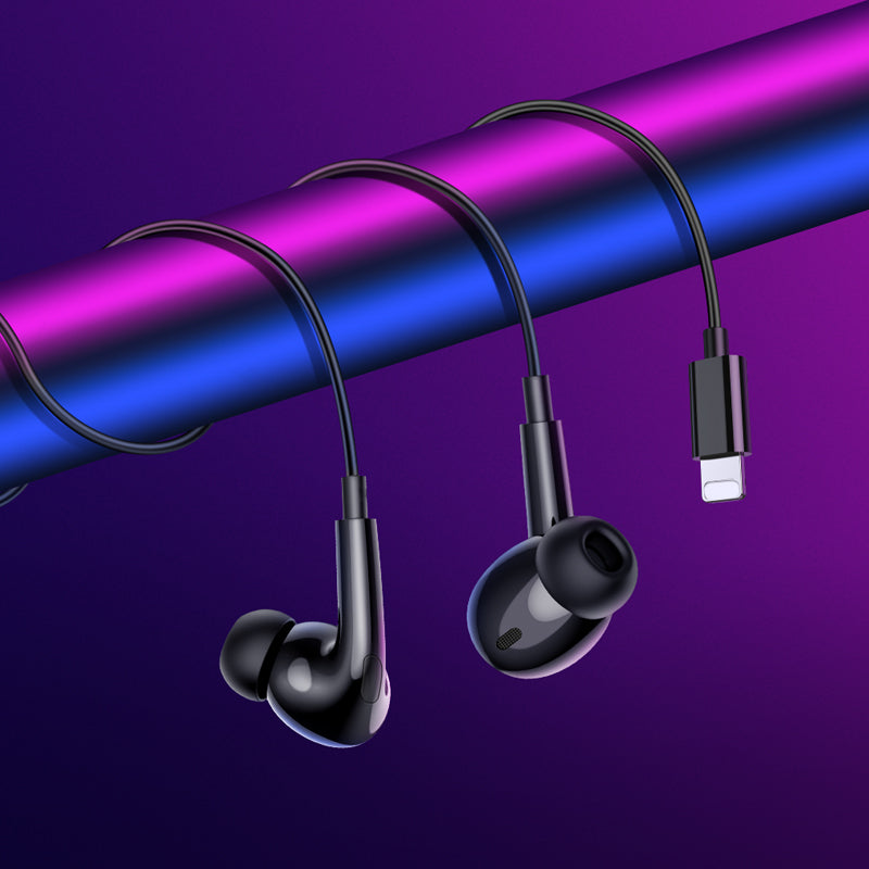 HOCO M111 Pro Lightning Wire-Controled Digital Earphones with Microphone