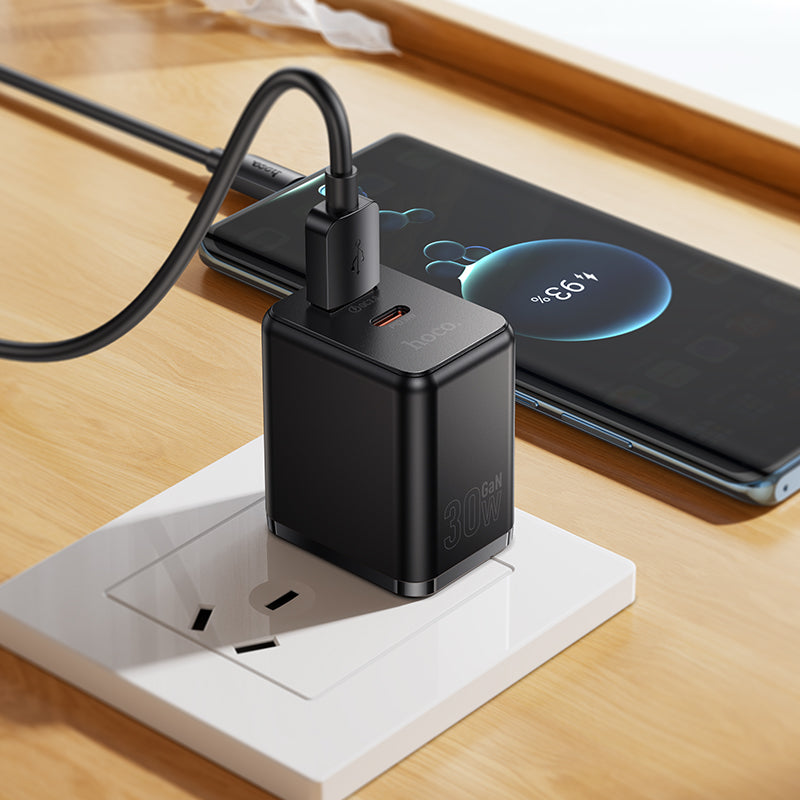 HOCO C157 PD30W+QC3.0 Dual-port Multi-Protocol Charger (US)