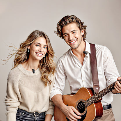 HOCO L19 Dual-Mic Mini Wireless Microphone (Lightning/Type-C)