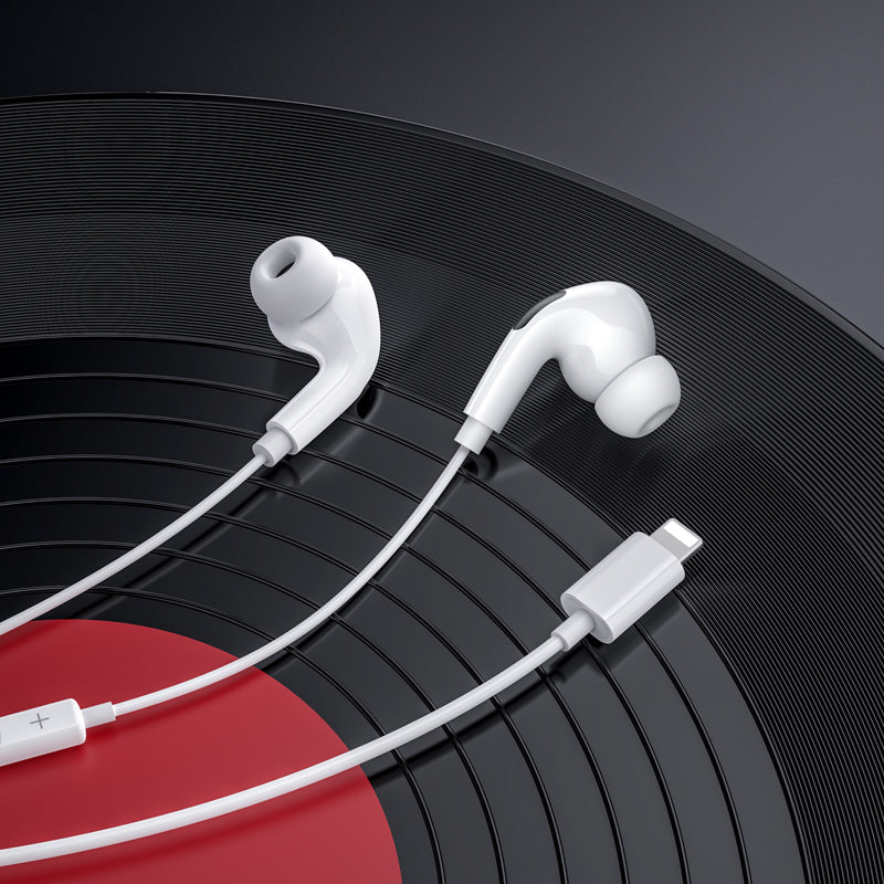 HOCO M111 Pro Lightning Wire-Controled Digital Earphones with Microphone