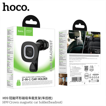 H99 Crown magnetic car holder(headrest)