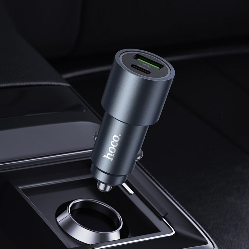 HOCO Z60 48W Dual Port Car Charger PD30W