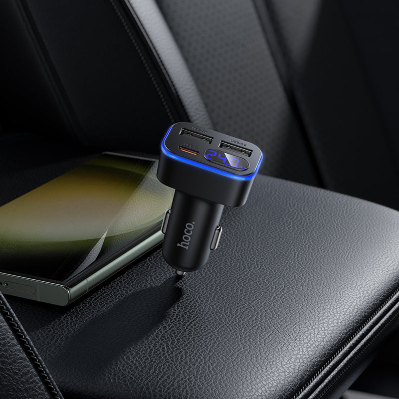 HOCO Z63A 42W Digital Display Car Charger (1C2A)