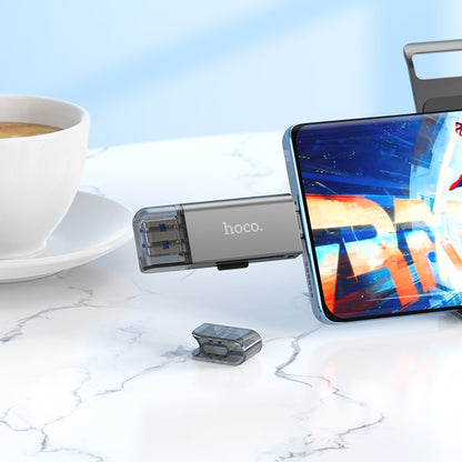 HOCO HB39 USB-A and Type-C 3.0 Card Reader