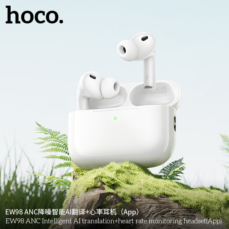 EW98 ANC Intelligent AI translation+heart rate monitoring headset