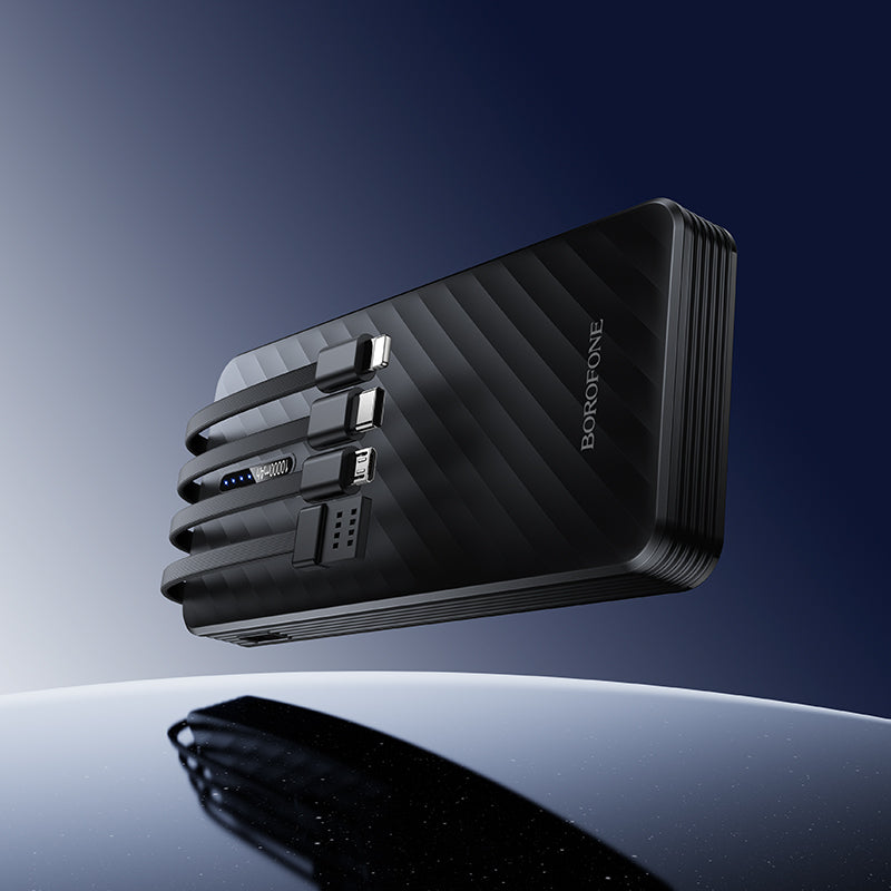 HOCO BOROFONE BJ84 10000mAh Power Bank with 4 Cables