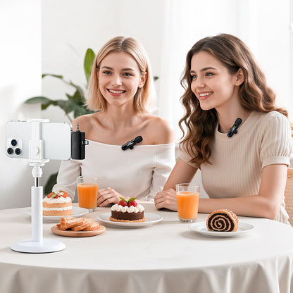 HOCO L20C Dual Wireless Microphone (Lightning/Type-C/3.5)